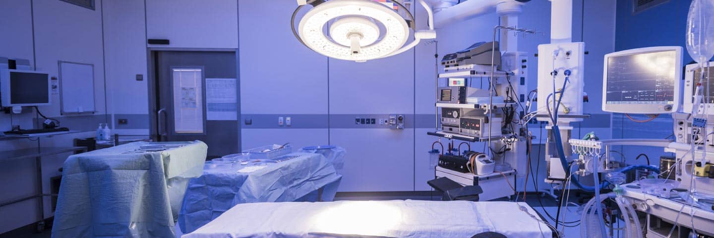 Empty operating room.