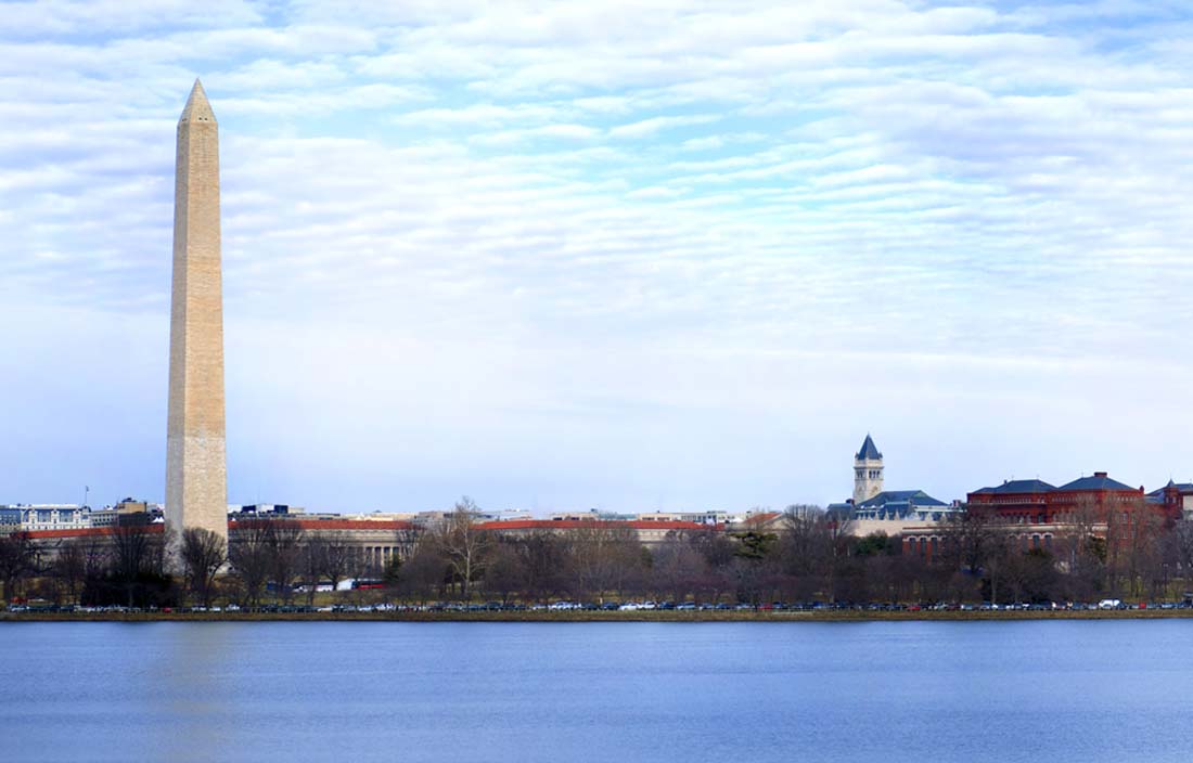 Washington D.C. skyline.