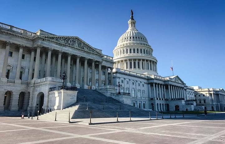 View of the U.S. Capitol building