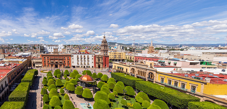 View of Leon, Mexico on a sunny day.