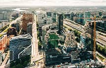 Photo of Amsterdam skyline during the day