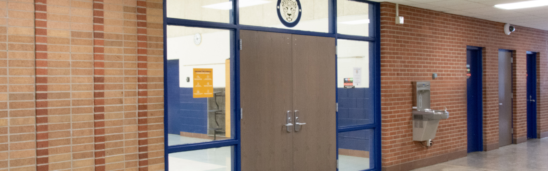 Hallway in Southfield Public School.